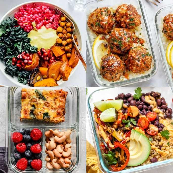 Healthy meal prep