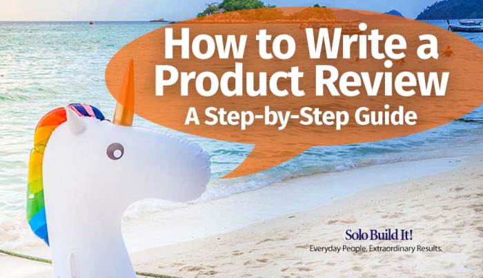 Writing Product Reviews